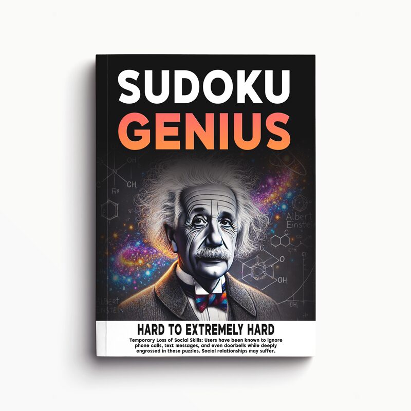 Sudoku Genius Volume 1 Puzzle Book Extremely Hard Difficult