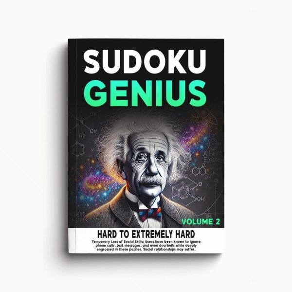 Sudoku Genius Volume 2 Extremely Difficult Puzzle Book